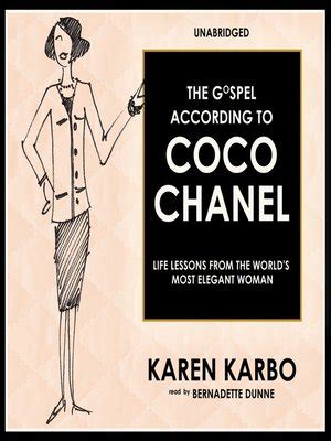 the gospel according to coco chanel|The Gospel According to Coco Chanel: .